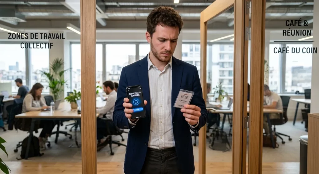 gestion acces badge ou mobile