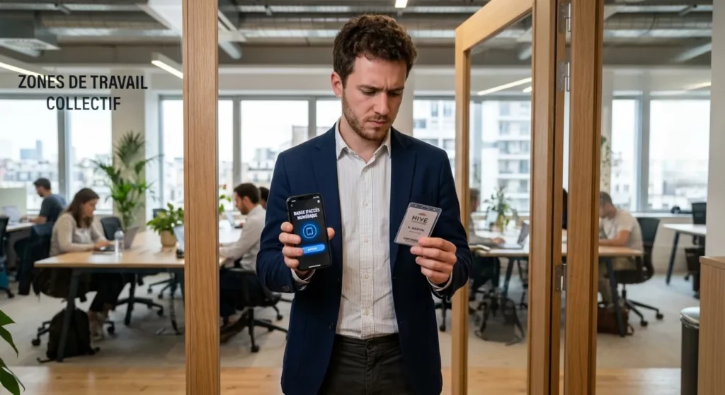 gestion acces badge ou mobile